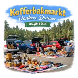 Kofferbakmarkten Donkere Duinen: Augustus